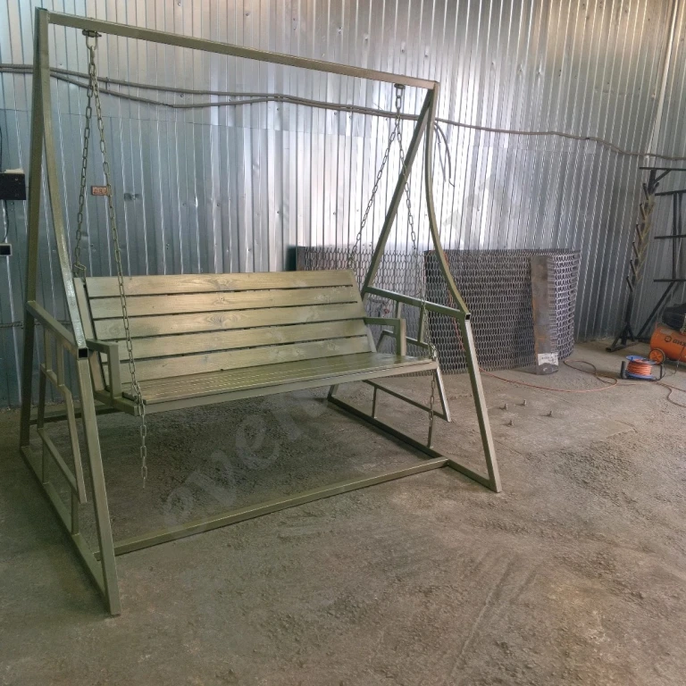 Качеля садовая металлическая