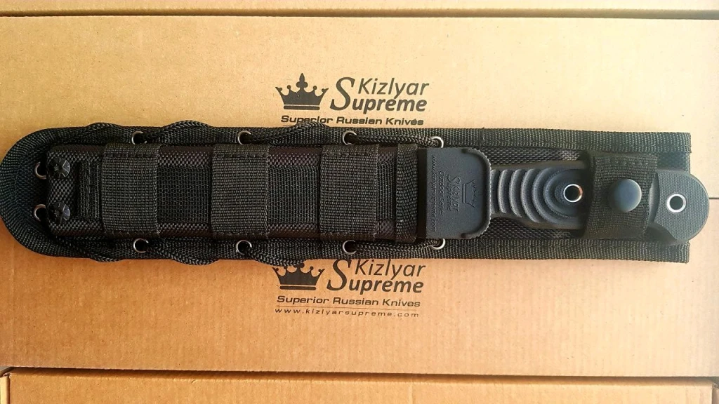 Нож Kizlyar Supreme Legion D2 Black Titanium