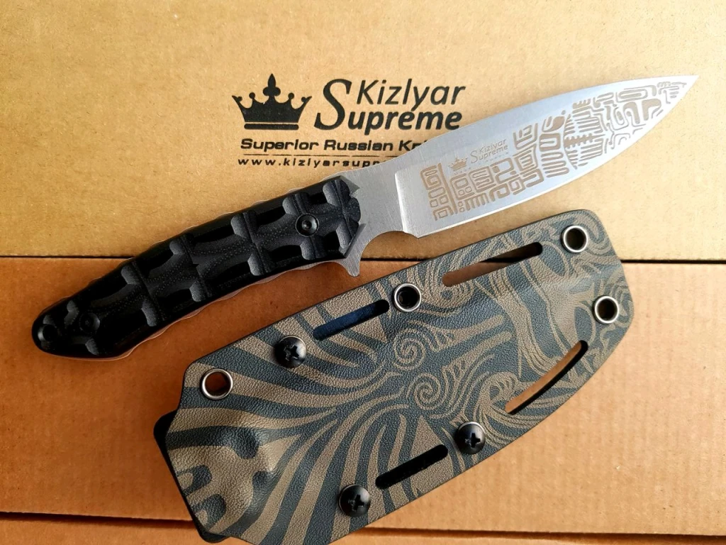 Нож Kizlyar Supreme Aztec D2 Kydex/Кожа