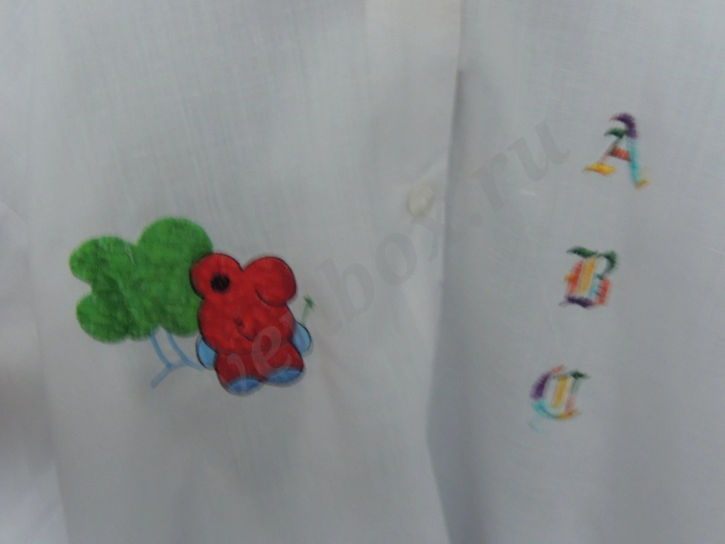 Рубашка белая с вышивкой