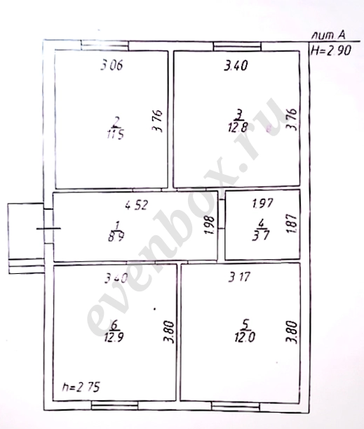 Дом, 62 м², Поселения (ИЖС), 3 сот