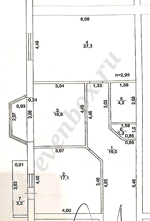 Квартира, 2 комнаты, 85 м², Агент
