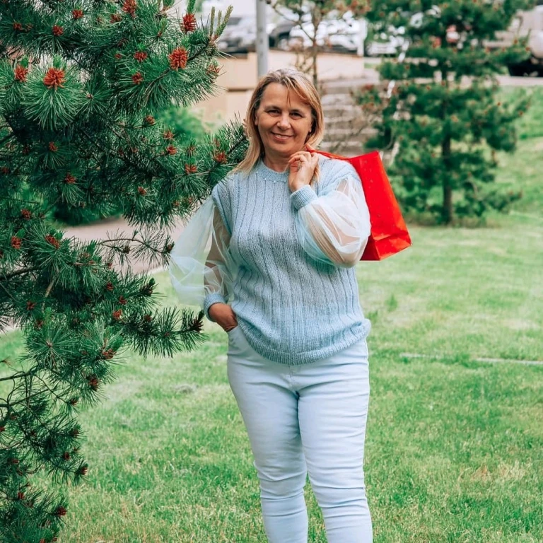 Свитер из мохера