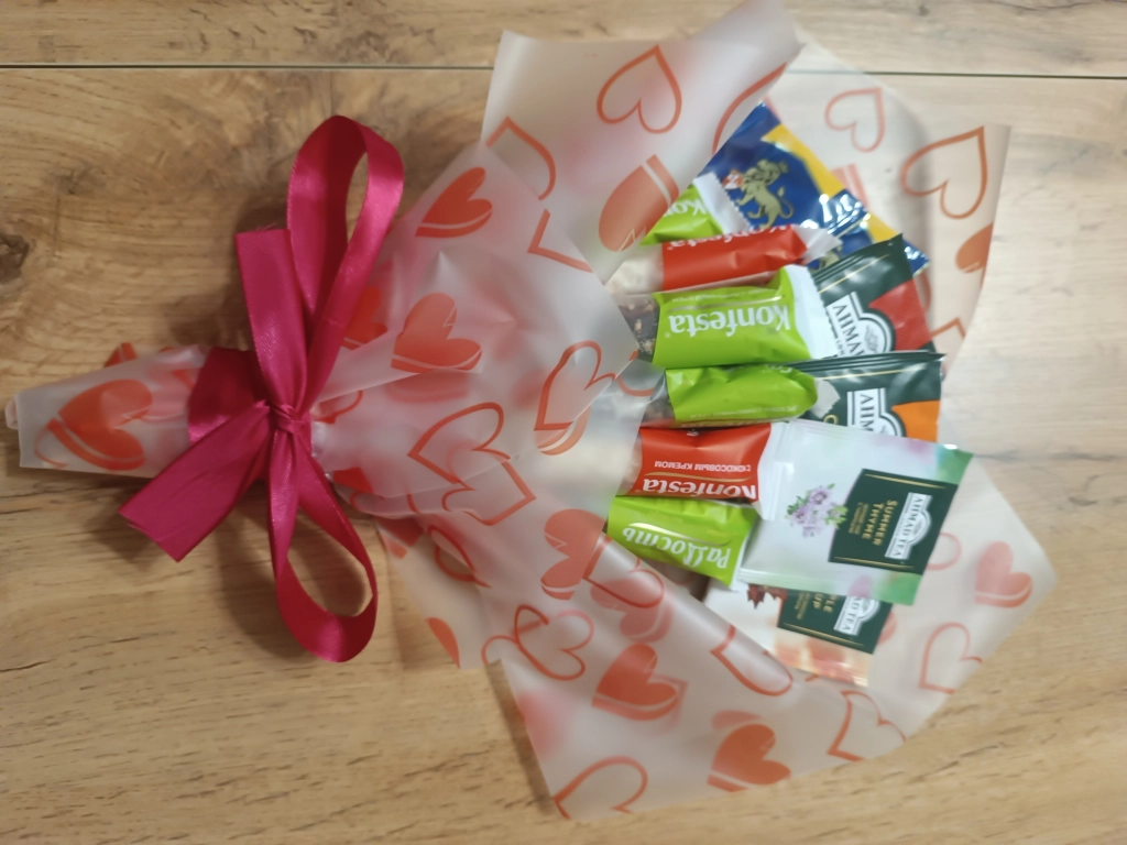 Съедобные сладкие букеты