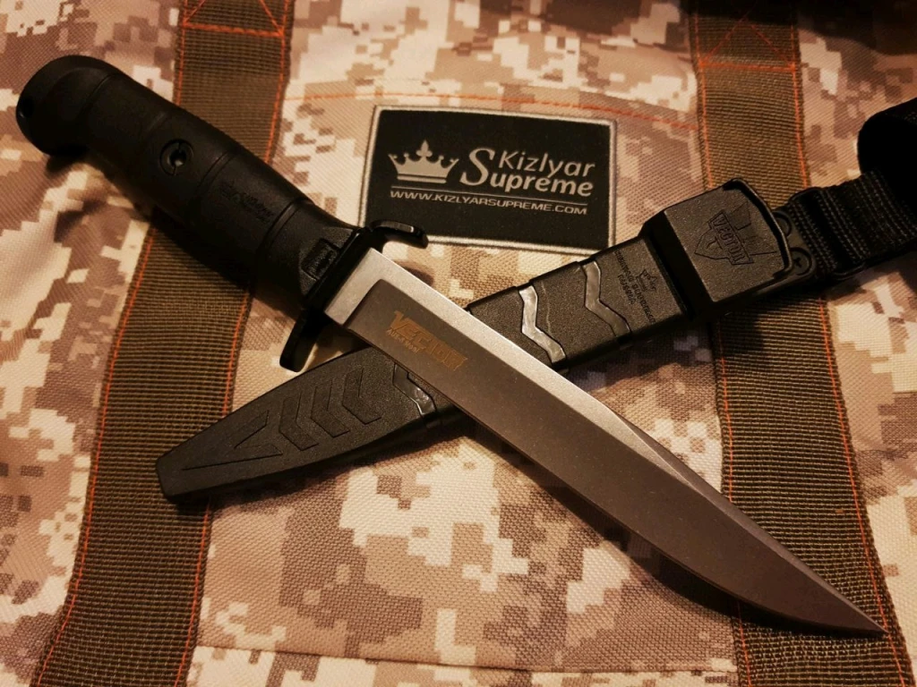 Нож Kizlyar Supreme Vector AUS8 Stonewash