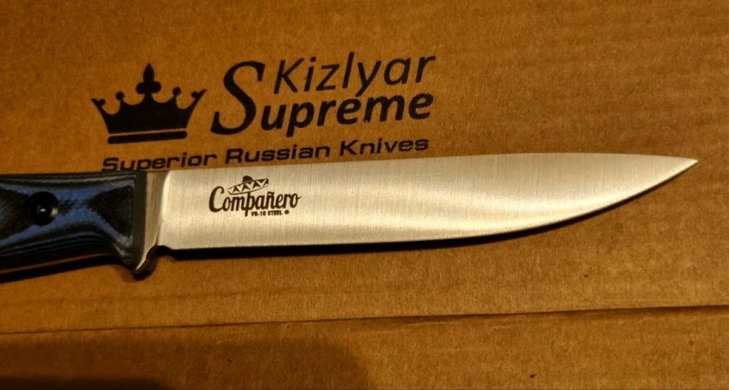Нож Kizlyar Supreme Companero VG-10 Crio закалка