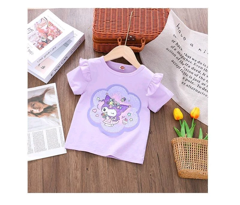 Футболка Kuromi Cinnamoroll Melody Sanrio для девочек