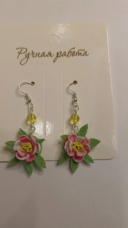 Серьги из полимерной глины