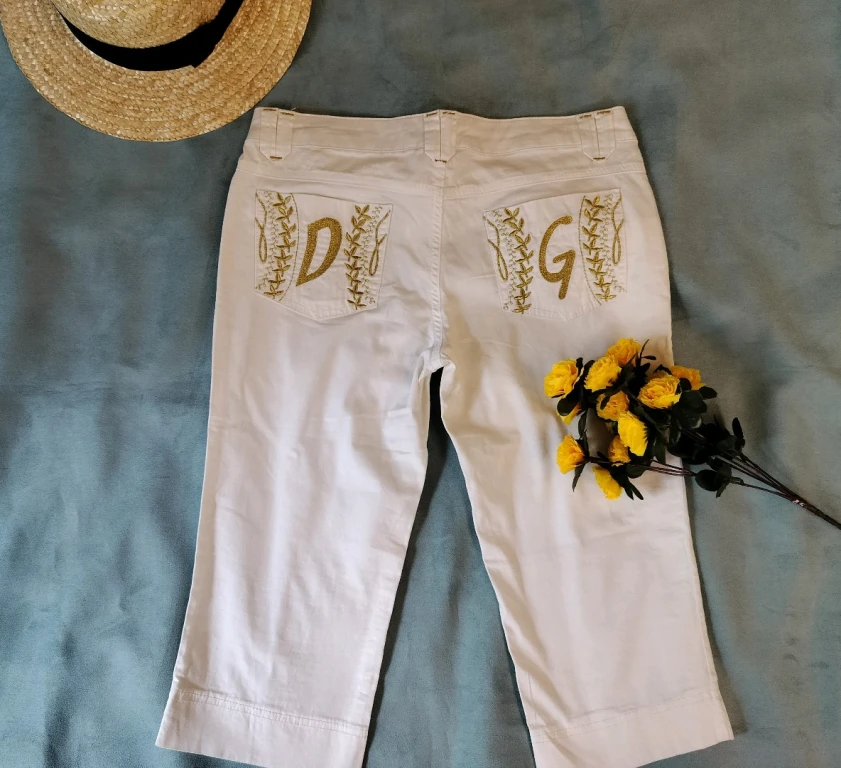 Бриджи капри D&G лёгкие оригинал