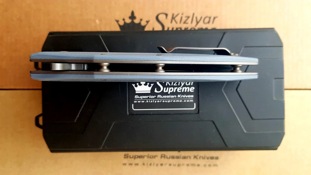 Нож Kizlyar Supreme Zorg D2 Gray Titanium