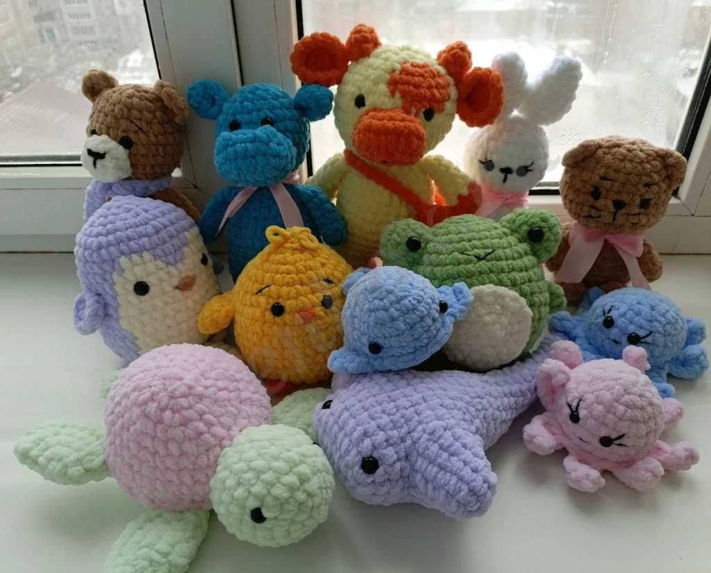 Игрушки Амигуруми