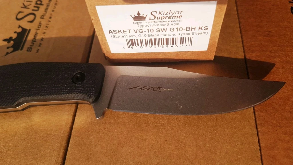 Нож Kizlyar Supreme Asket VG10 Kydex