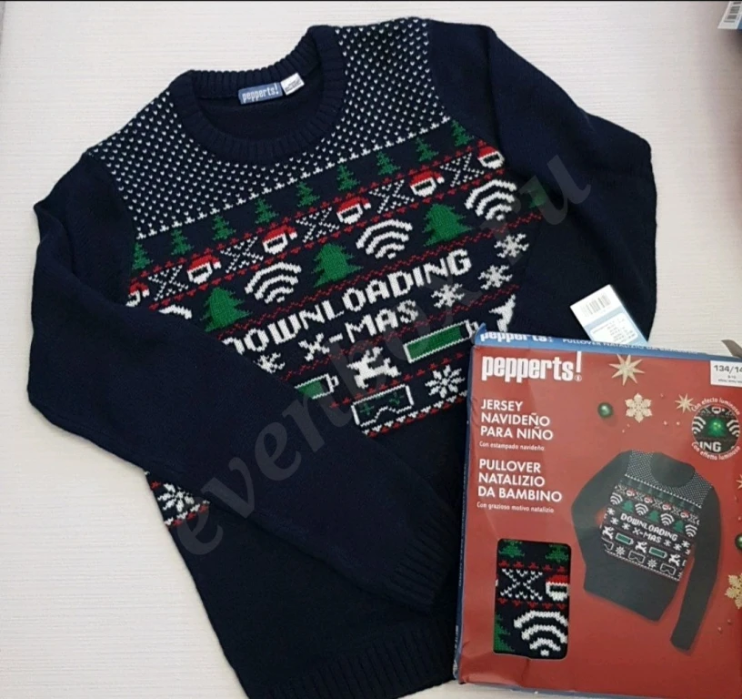 Свитер новогодний Германия Pepperts