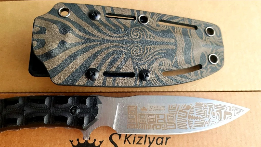 Нож Kizlyar Supreme Aztec D2 Kydex/Кожа