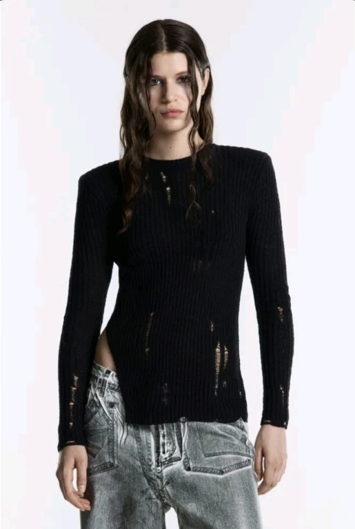 Джемпер вязаный