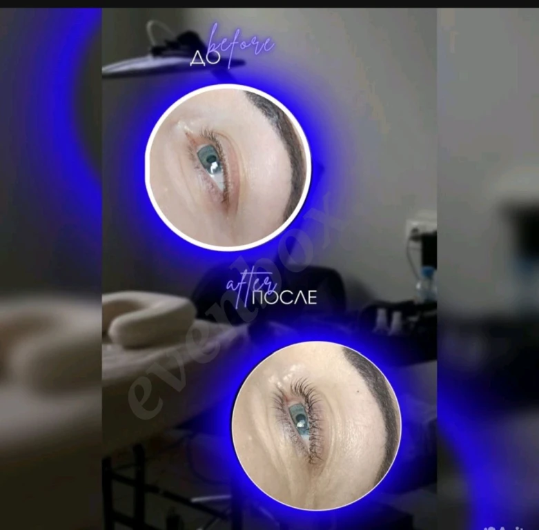 ламинирование ресниц и бровей