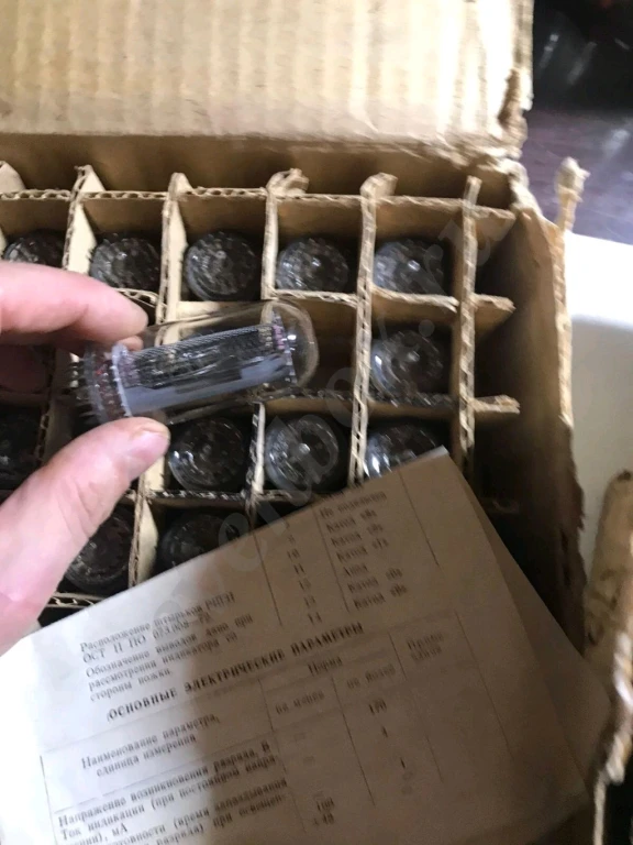 газоразрядные лампы ИН-18