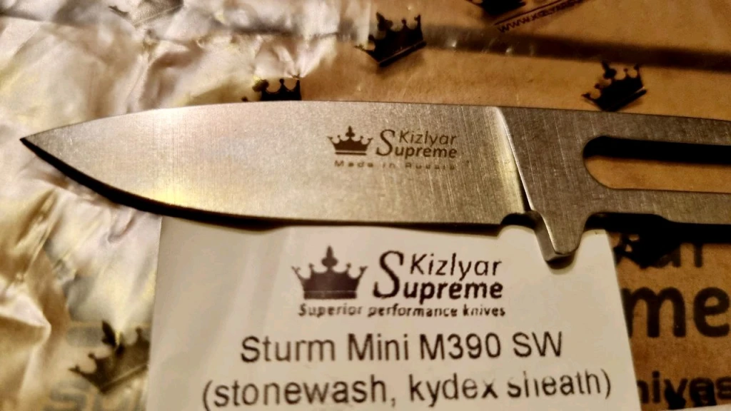 Нож Kizlyar Supreme Sturm Mini M390 Крио