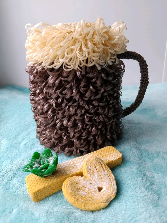 Кружка мочалка