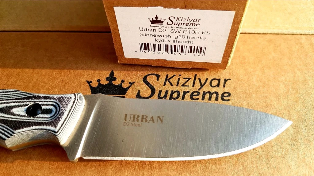 Нож Kizlyar Supreme Urban D2 stonewash