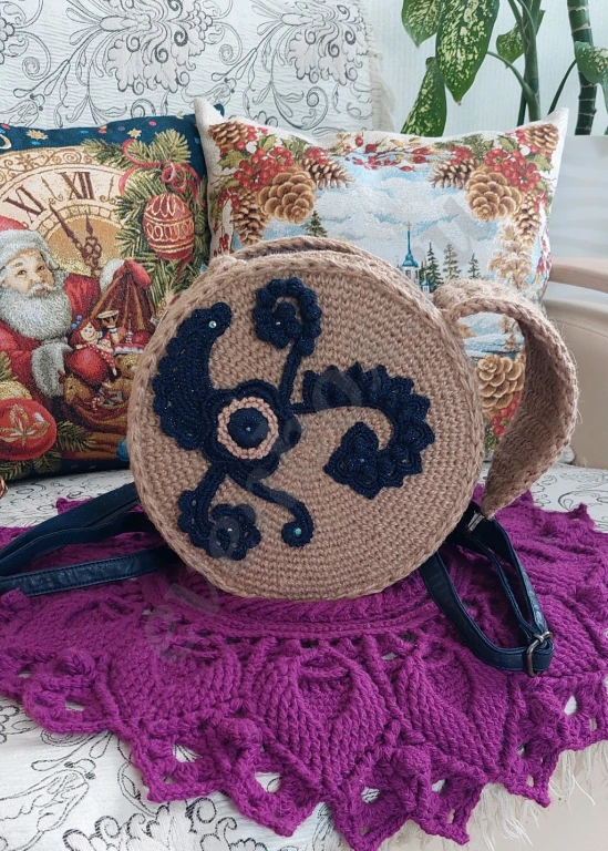 Рюкзак в стиле барокко (ручная работа)