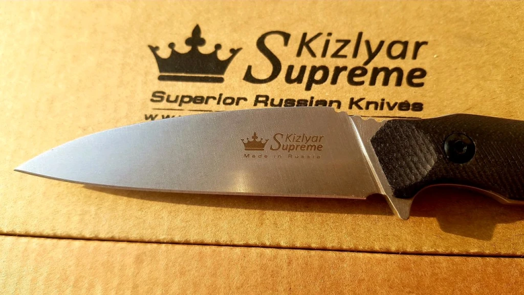 Нож Kizlyar Supreme Vran N690 Black G10