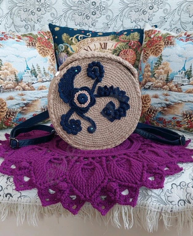 Рюкзак в стиле барокко (ручная работа)