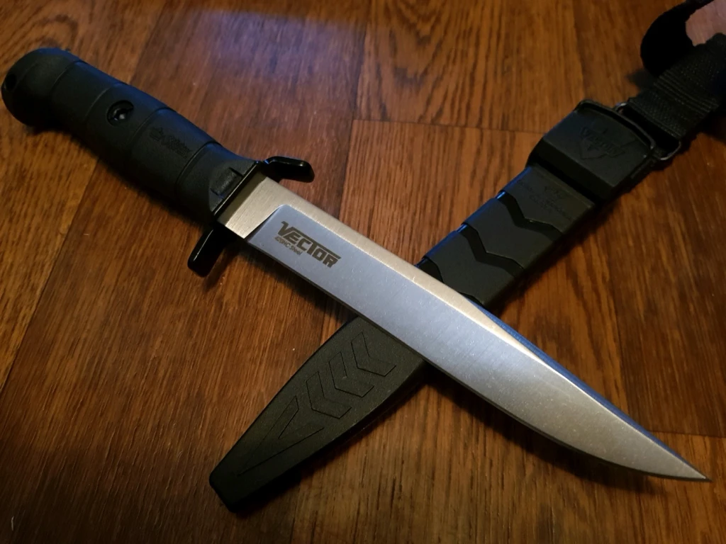 Нож Vector Kizlyar Supreme 420HC StoneWash