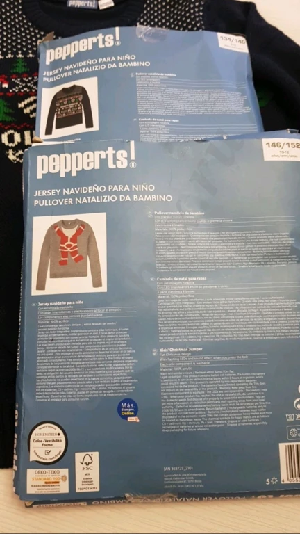 Свитер новогодний Германия Pepperts