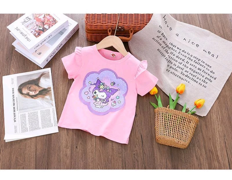 Футболка Kuromi Cinnamoroll Melody Sanrio для девочек