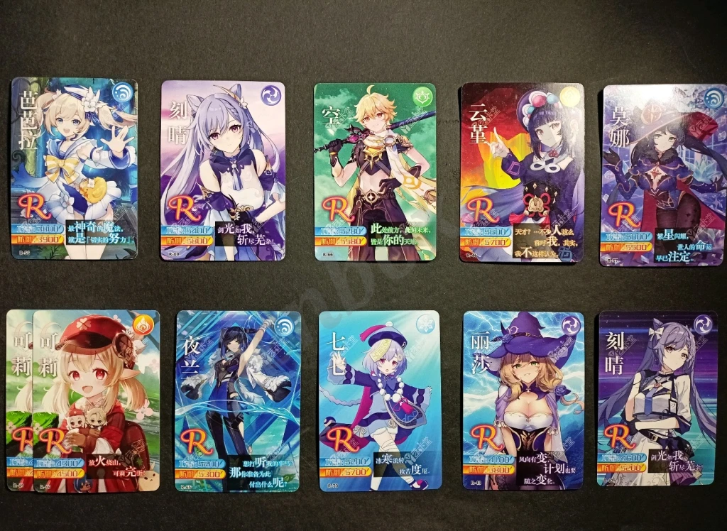 Коллекционные карточки Геншин Genshin Impact