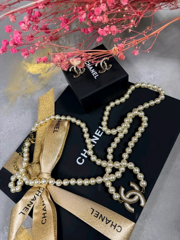 Сет (бусы/серьги) Chanel