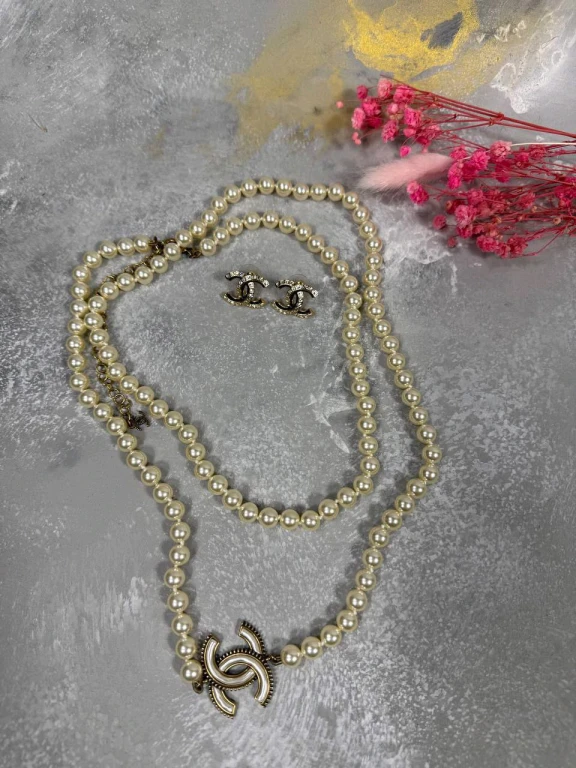 Сет (бусы/серьги) Chanel