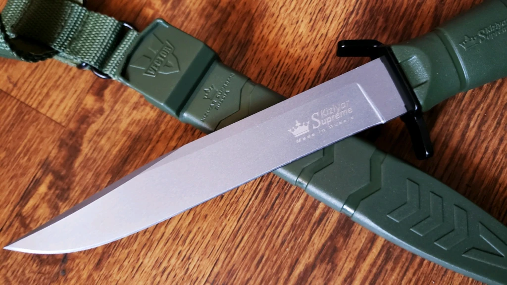 Нож Kizlyar Supreme Vector 420HC TacWash Олива