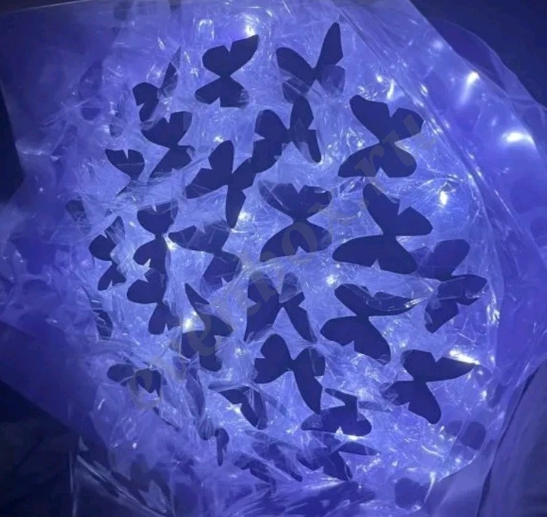 Букеты с бабочками и из атласной ленты