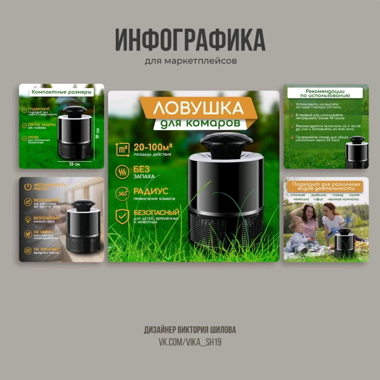 Инфографика для маркетплейсов, карточки товаров