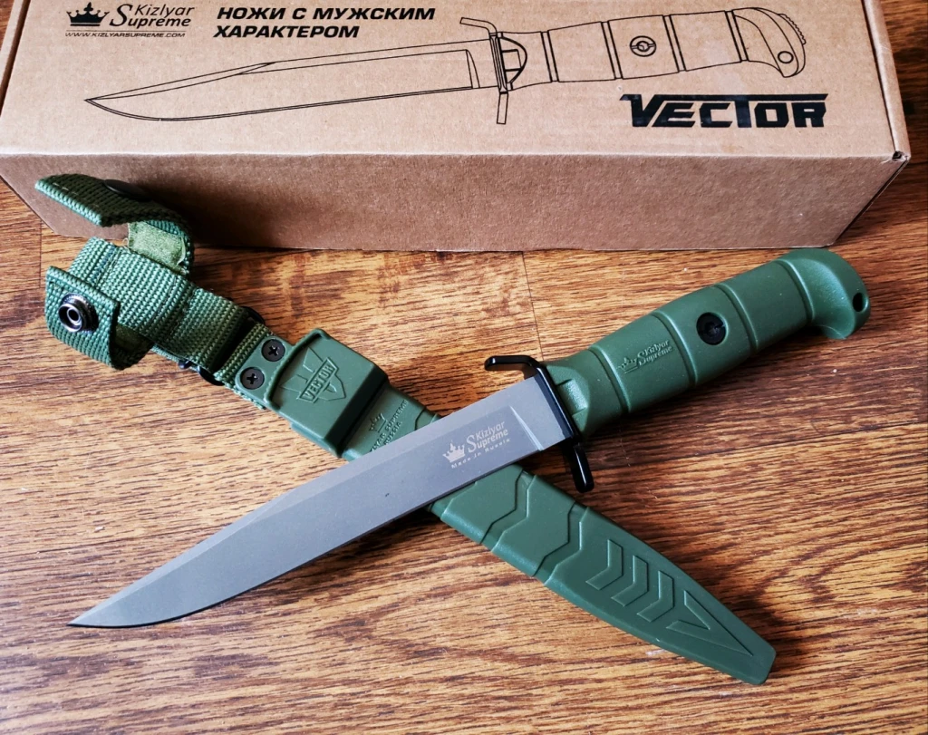Нож Kizlyar Supreme Vector Elmax Tacwash Новый