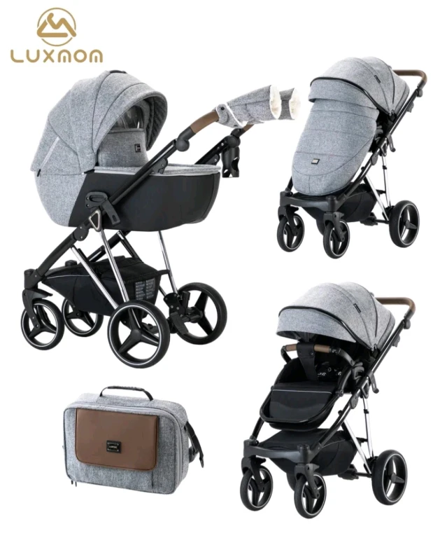 Коляска детская новая Luxmom F1 2 в 1