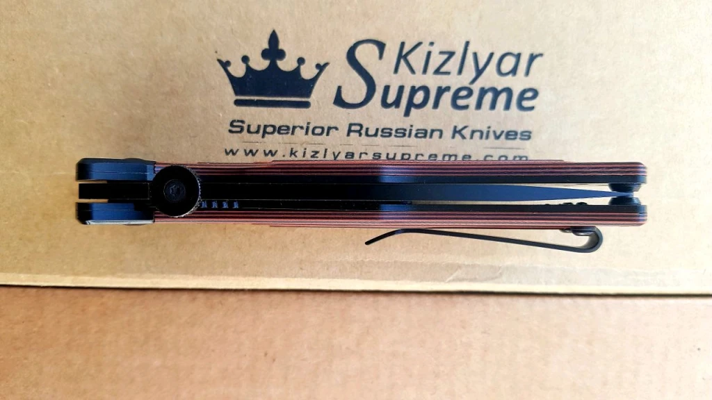 Нож Kizlyar Supreme Prim D2 Black Titanium