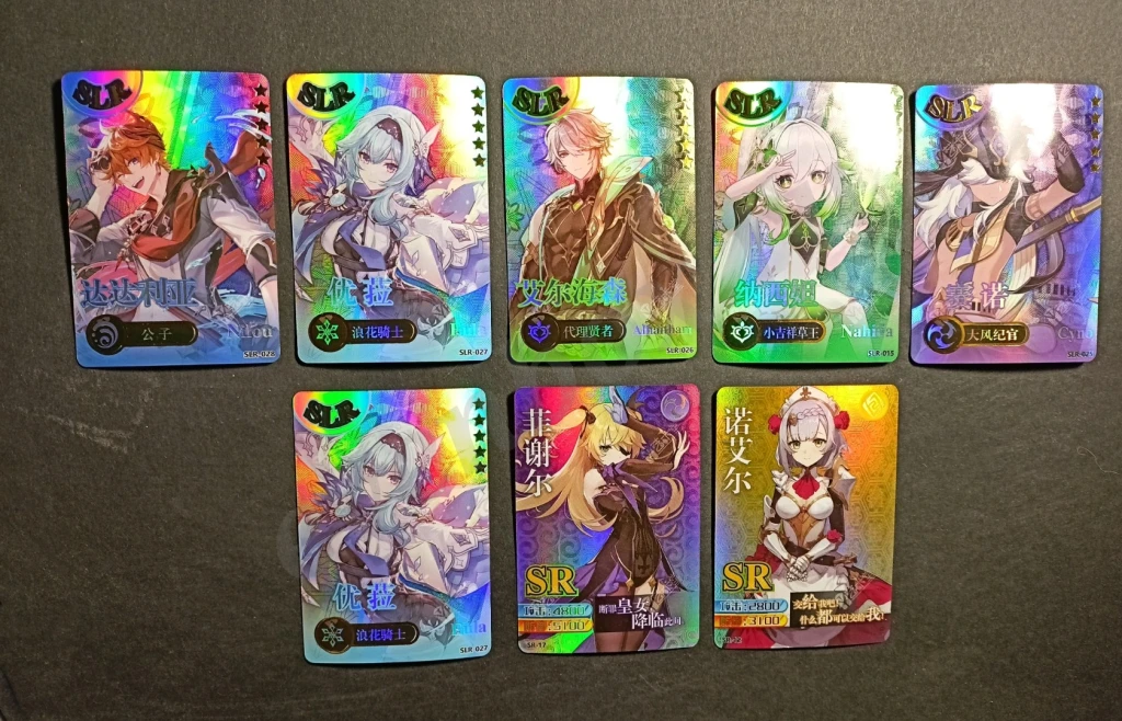 Коллекционные карточки Геншин Genshin Impact