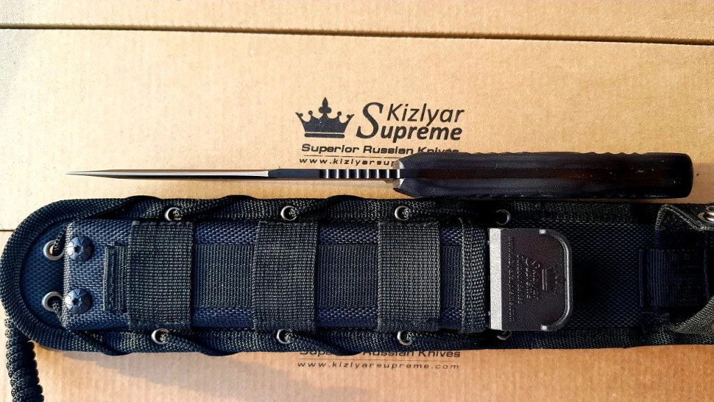 Нож Kizlyar Supreme Vendetta D2 Black Titanium