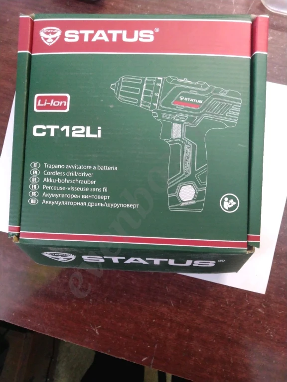Дрель аккумуляторная Status CT12Li