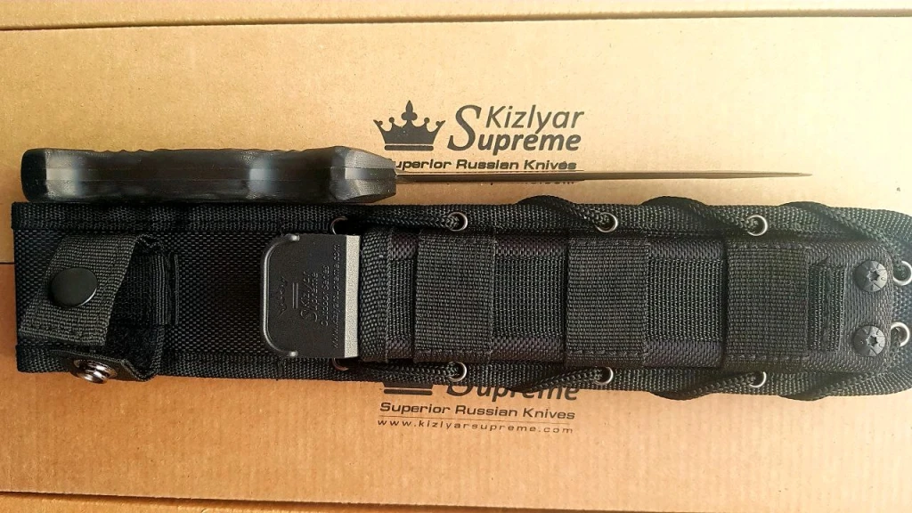 Нож Kizlyar Supreme Legion D2 Black Titanium