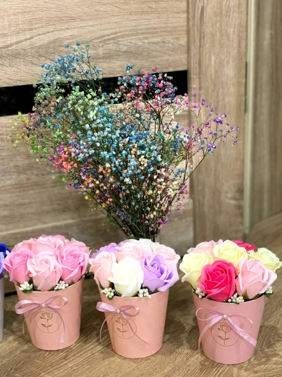 Букет из 31, 51, 101 мыльной розы