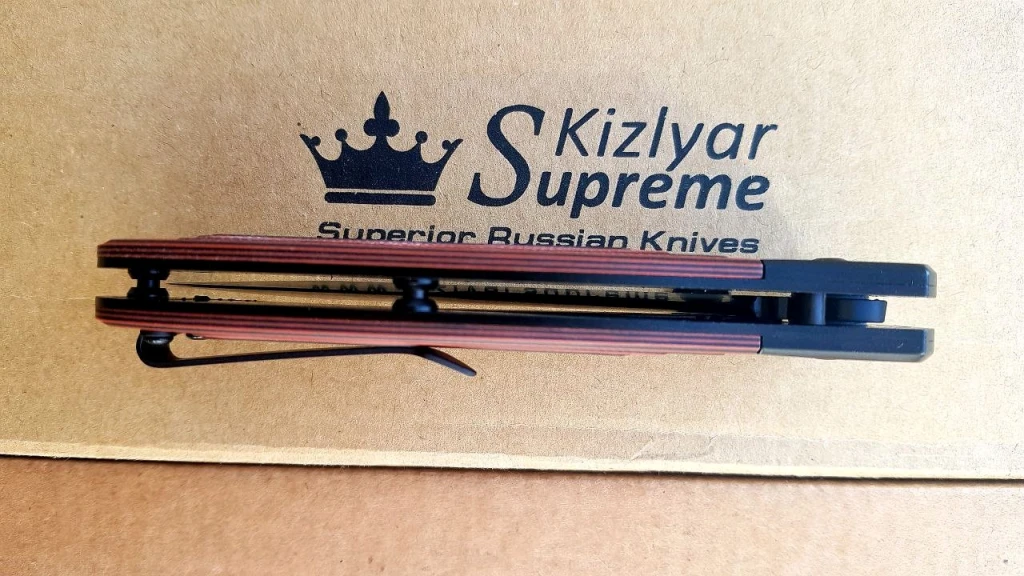 Нож Kizlyar Supreme Prim D2 Black Titanium