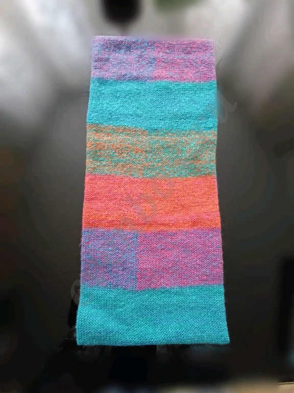 Шарф снуд вязаный шерстяной хомут