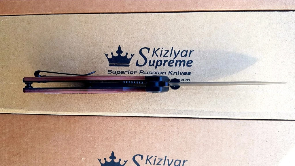 Нож Kizlyar Supreme Prim D2 Black Titanium