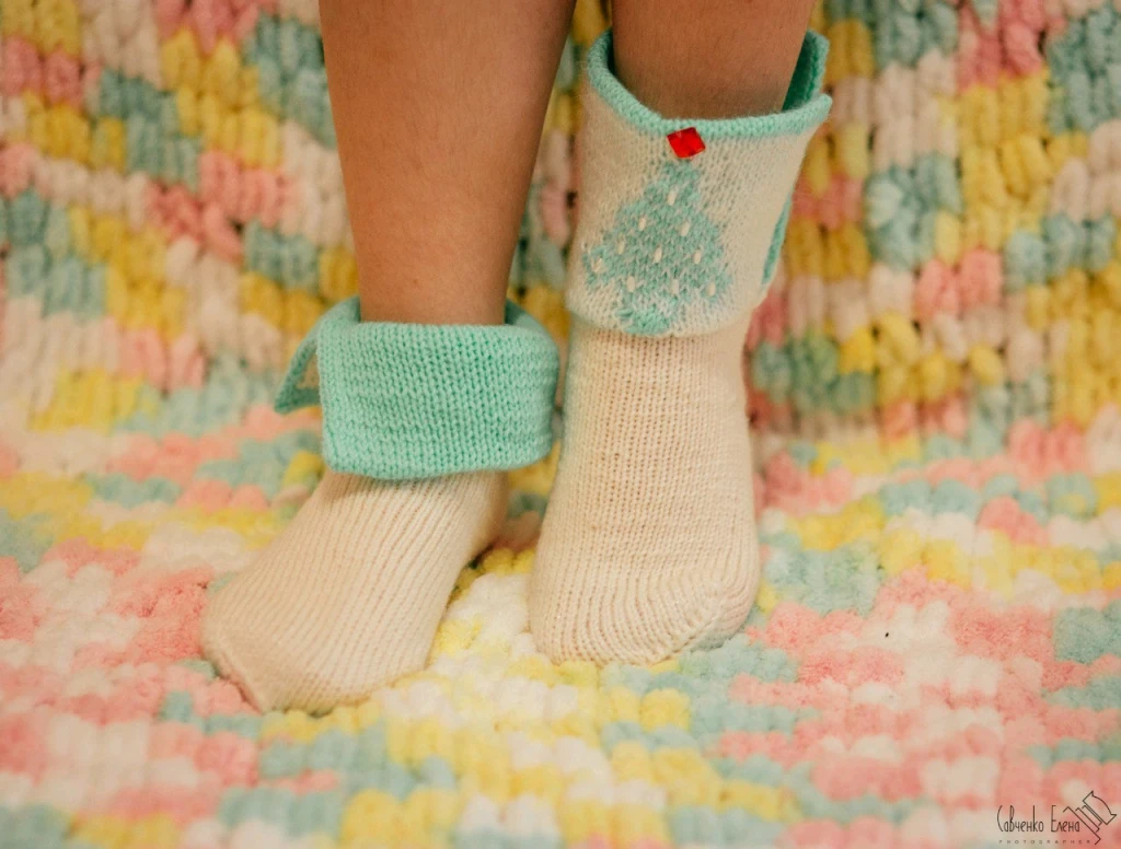 Носочки для мамы и дочки