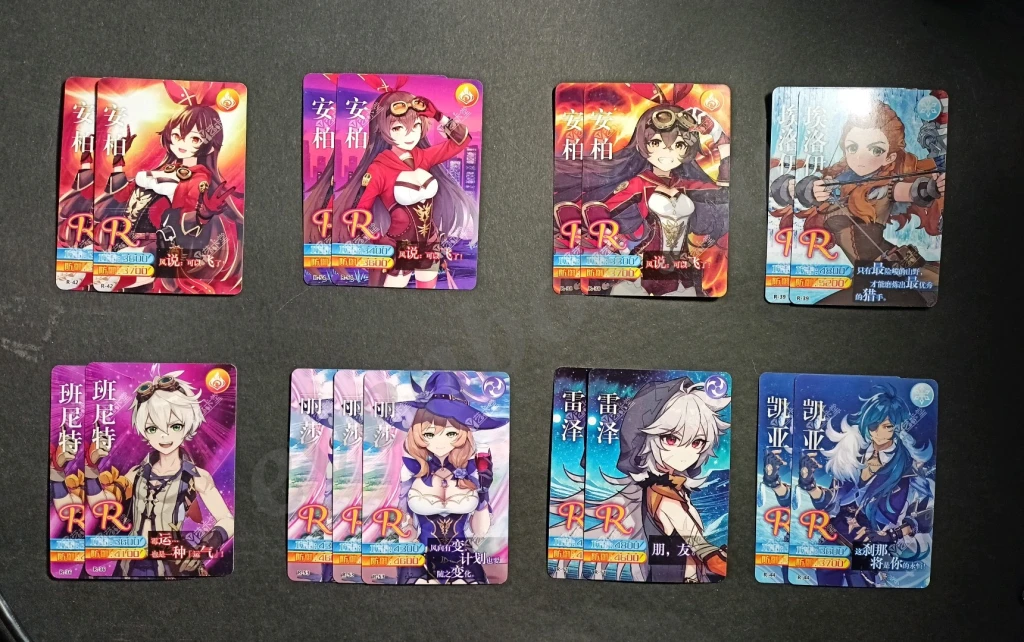 Коллекционные карточки Геншин Genshin Impact