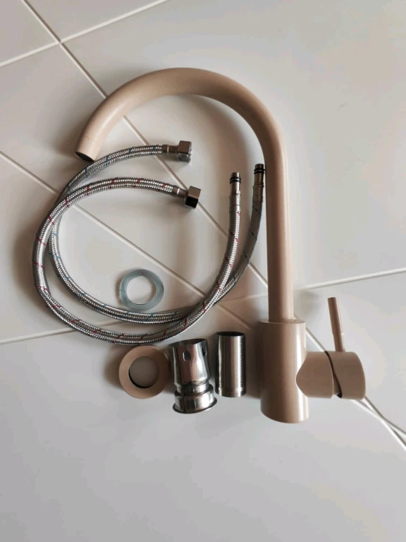 Смеситель для кухни Savol бежевый SUS3002Y